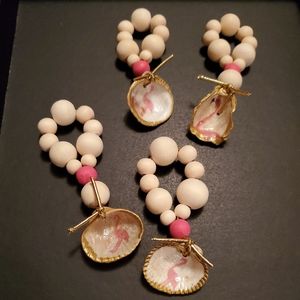 Set of 4 Handcrafted Napkin Rings/Flamingo 🦩